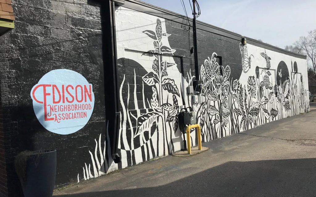 Edison Neighborhood Association wall mural