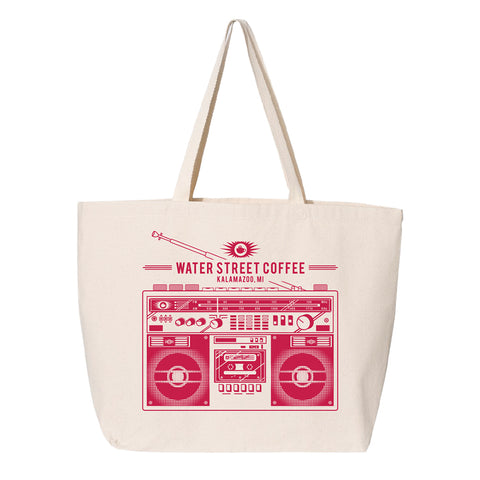 Boom Box Canvas Tote | Water Street Coffee