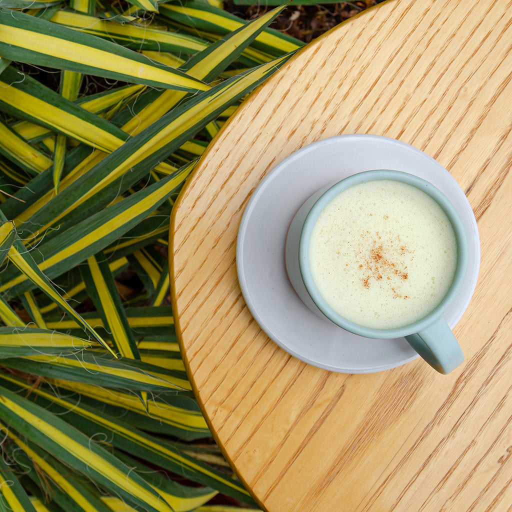 Honey Turmeric Latte on table