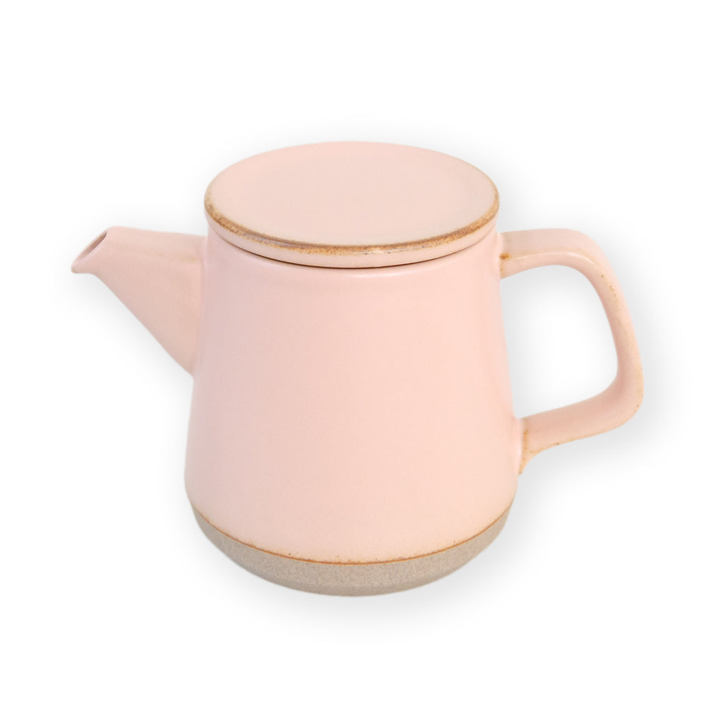 Pink Ceramic Teapot Open