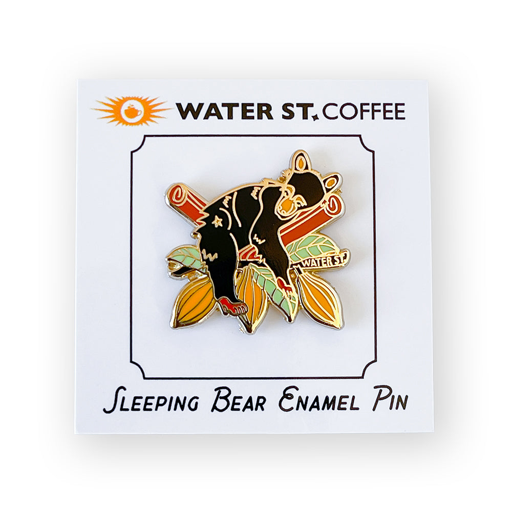 Sleeping Bear Enamel Pin